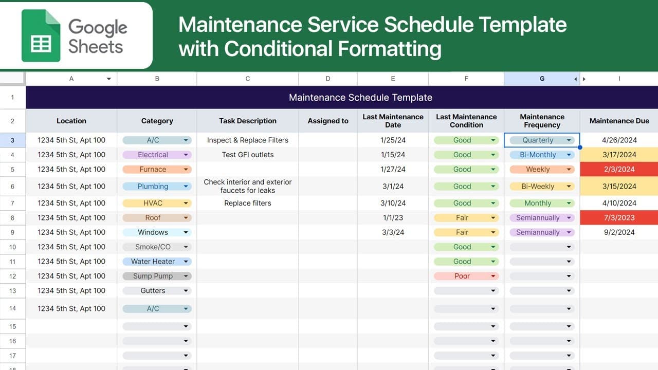 AC technician performing quarterly maintenance checklist