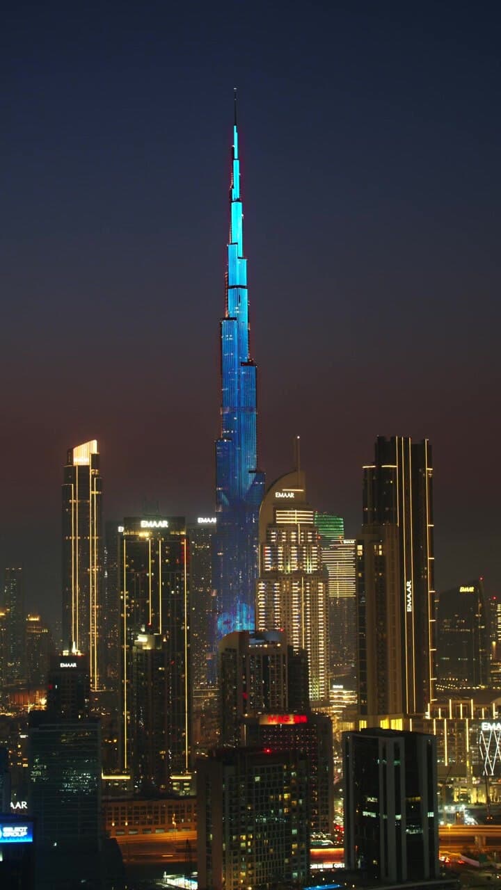 Downtown Dubai skyline featuring Burj Khalifa