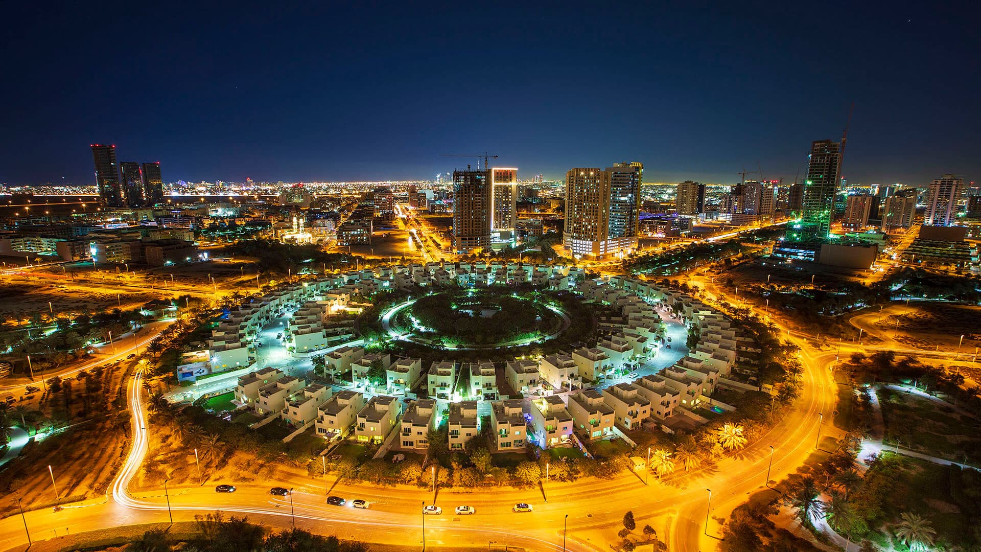 Jumeirah Village Circle residential villas and townhouses